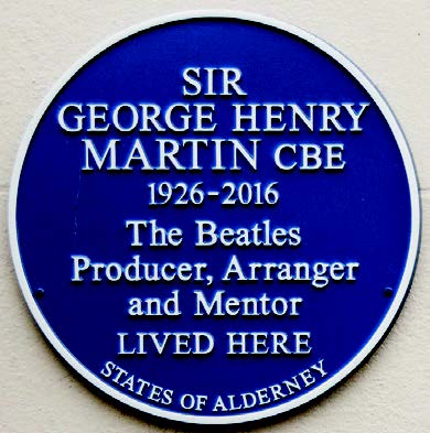 Sir George Henry Martin Blue Plaque